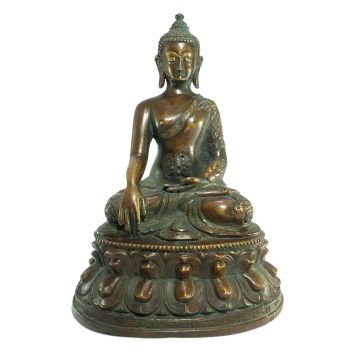  Old Stock Statue of Shakyamuni Buddha Oxidized , Last Piece 