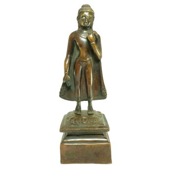 Old Stock Statue of Dipankara Buddha Oxidized , Last Piece