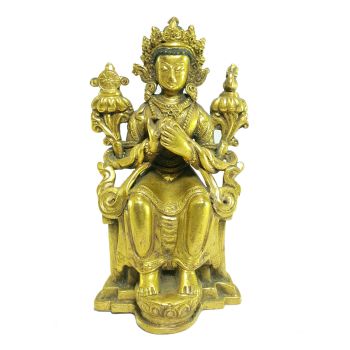  Old Stock Statue of Maitreya Buddha Full Gold Plated , Last Piece 