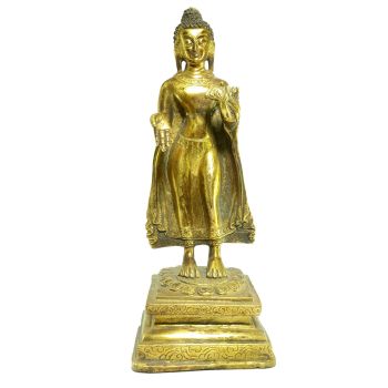 Old Stock Statue of Dipankara Buddha Full Gold Plated , Last Piece