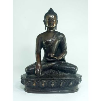 Statue of Shakyamuni Buddha Oxidized 