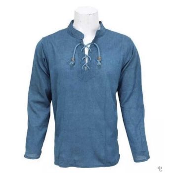 Nepali Handmade Cotton Kurta , Turquoise Dying 