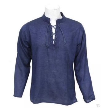 Nepali Handmade Cotton Kurta , Blue Dying 
