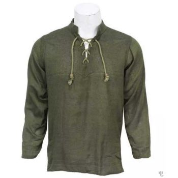 Nepali Handmade Cotton Kurta , Green Dying 