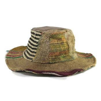 Handmade Hemp Cap , Free Size ,