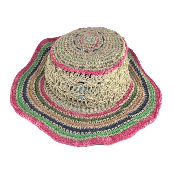 Handmade Hemp Cap , Free Size ,