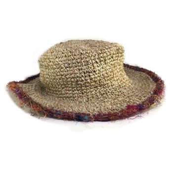 Handmade Hemp Cap , Free Size ,
