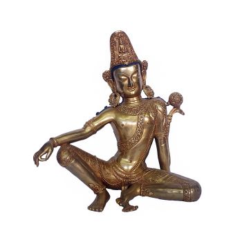 HQ ,Museum Copy Statue of Bodhisattva, Newari Style , Full Fire Gol Plated