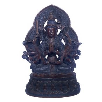 Statue of Cundi - Chandi Double Color Oxidation 