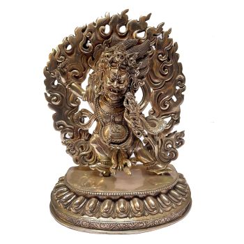  Masterpiece , Sterling Silver, 774 Gram Statue of Vajrapani, Old Stock 