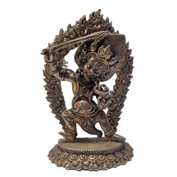  Masterpiece , Sterling Silver, 174 Gram Statue of Kadga Pani - Chandrama Roshan, Old Stock 