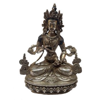  Masterpiece , Sterling Silver, 725 Gram Statue of Vajrasattva, Old Stock 
