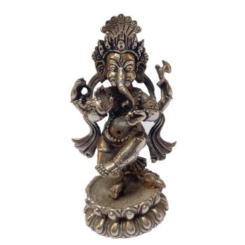  Masterpiece , Sterling Silver, 355 Gram Statue of Ganesh , Old Stock 