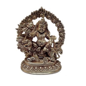  Masterpiece , Sterling Silver, 149.6 Gram Statue of White Jambala, Old Stock 