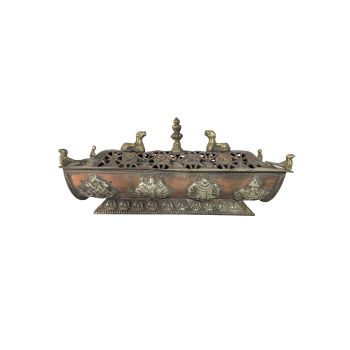 Incense Burner, Copper plated 