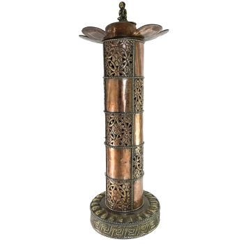 Buddha Incense Burner, Copper plated 
