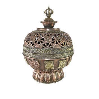 Incense Burner, Copper plated 
