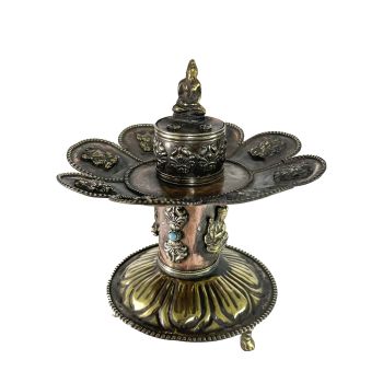 Buddha Incense Burner, Copper plated 