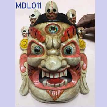 Wooden Mask Of Mahakal