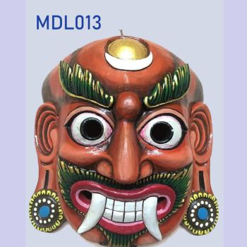 Wooden Lakhe Mask