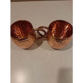 Copper Hammered Mug 