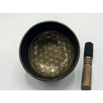 9.5 Handmade Flower of Life Singing Bowl