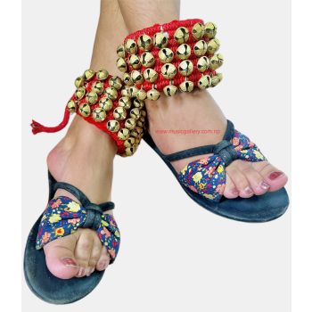 Kathak Dancing Ghungroo 4 Line 40 + 40 Ankle Bell Pair Classical Dancers Bharatnatayam