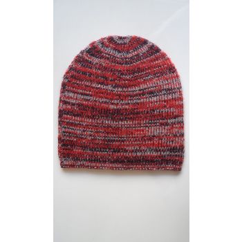 Cashmere and Fine Wool Mix Multi-Color Cap 