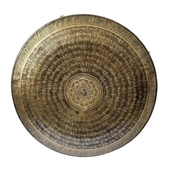 Tibetan [Handmade] Gongs, 70cm [Various Symbol Mantra Design], High Quality Design