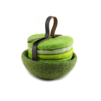 Felt Tea Cup Holder Set