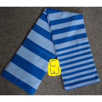 Pure  cashmere Unisex  Stripe  Scarf Hand  Made  In Nepal 