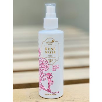100% Pure Natural Himalayan Rose Water Mist Skin Hydration and Toner