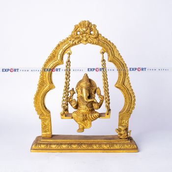 Statue of Ganesh on Swing