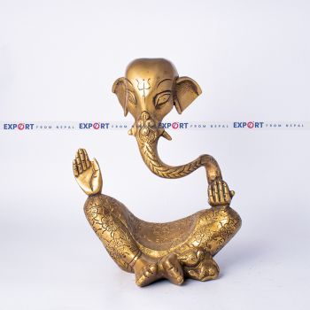 3D Ganesh Blessing Statue