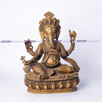 Handmade Sitting Ganesh Statue