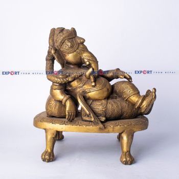 Statue of Relaxing Ganesh