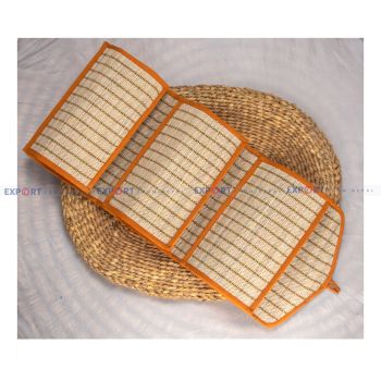 Banana Stem Stick & Cotton Three Pocket Wall Hanger