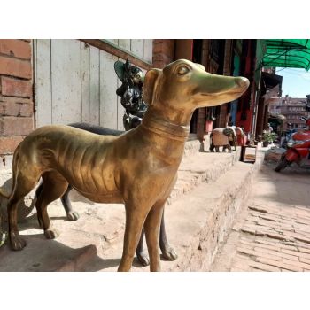 Bronze Dog Statue