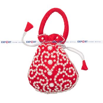 Handmade Red Money Bag Thaili