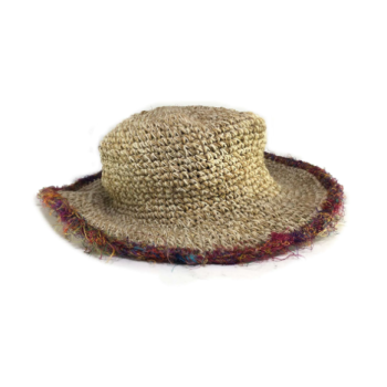 Handmade Hemp Cap , Free Size 