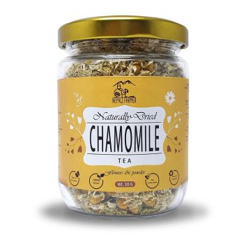 Natural and Organic Vegan Naturally Dried Chamomile Tea 30 G