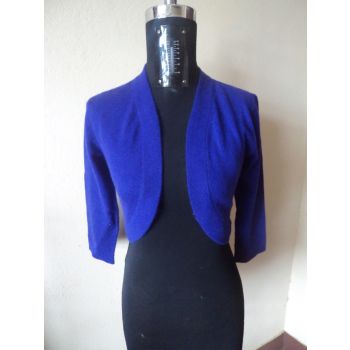 Pure Cashmere Ladies Bolero  Cardigan Hand  Made  In Nepal 
