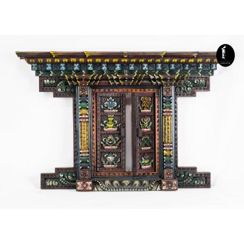 Colorful Astamangala door