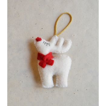 Felt Reindeer Ornaments for Decoration