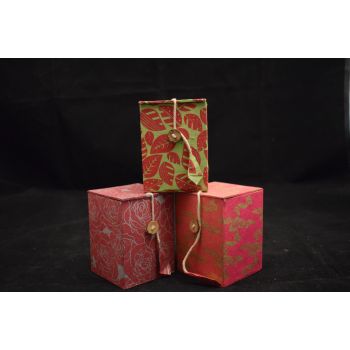 Floral Printed Design Lokta Paper Box