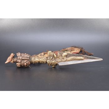 A Rare Protective and Handmade 3 Headed Horse Thunderbolt Buddhist