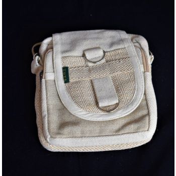 Small and Portable Hemp Messenger Bag