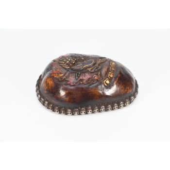 6" Tibetan Vajrapani Buddhism Cabala Tantrik Kapala Skullcup 