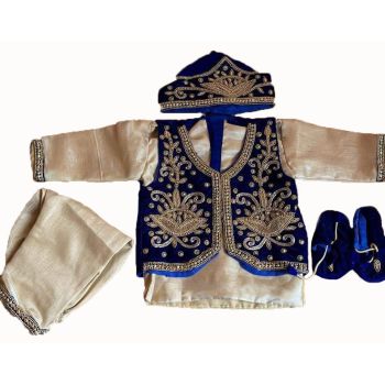 Baby Boy's Rice-feeding Ceremony Weaning Dress