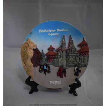 Bhaktapur Durbar Square Ceramic Plate